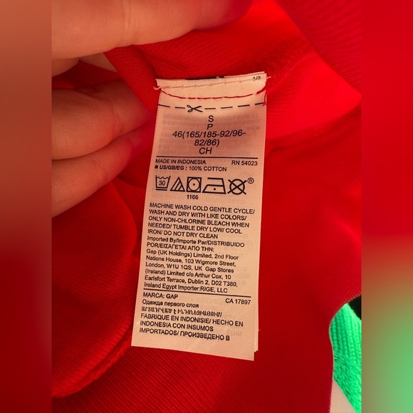 Yeezy X Gap Perfect Hoodie in Red - Picture 6 of 7